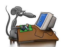 Un mouse, digo un ratón
