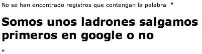 Resultado ‘hackeado’