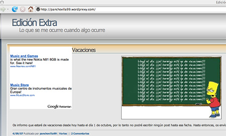Ataque a wordpress.com