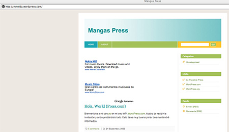 Ataque a wordpress.com