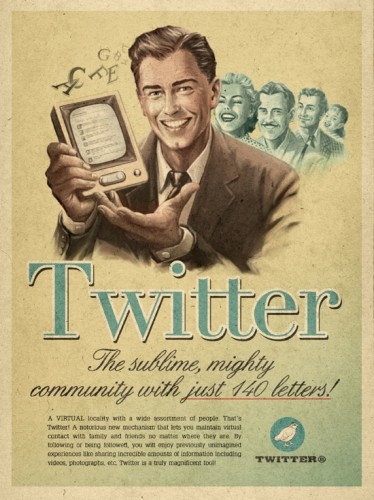 twitter años cincuenta