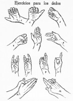 Ejercicios para dedos de la mano