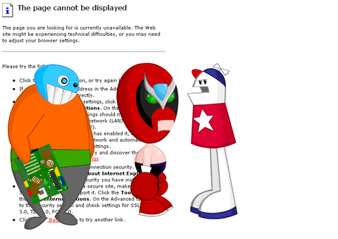 Error 404 de Home Star Runner