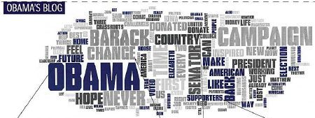 Contenidos del blog de Obama