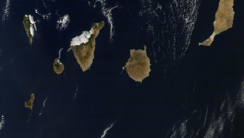 La erupción de El Hierro, a vista de satélite