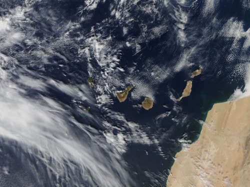 Tercera imagen de satélite de la erupción de El Hierro (máxima resolución)