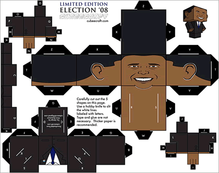 Recortable de Obama