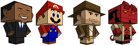 Personajes recortables