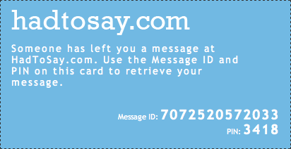 Hadtosay.com