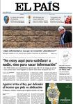 Portada de ‘El País’, domingo 21 de octubre de 2007