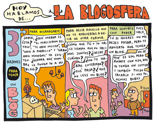 La blogosfera, en 'El Jueves'