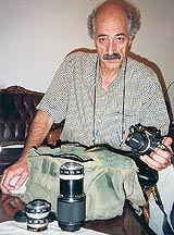 Razmi, con el equipo que utilizó el 27 de agosto de 1979.