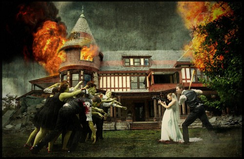 Boda con zombis, por Josiah