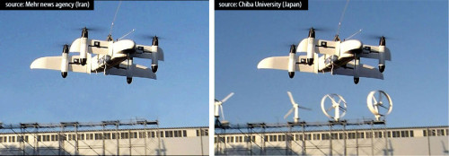 Montaje fotográfico con avión no tripulado